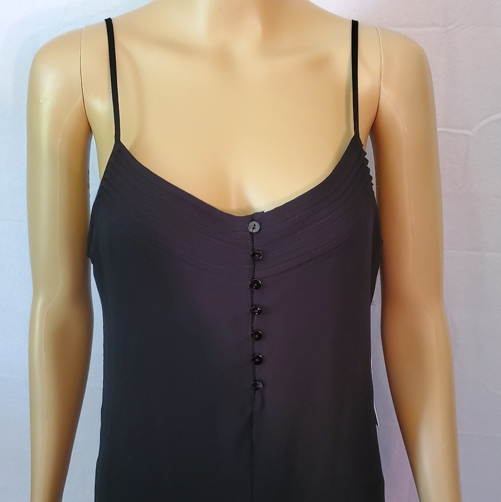 NWT Express Black Spaghetti Strap Dress Petite - Picture 3 of 6